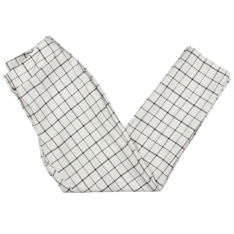 Cozy Chic Wear Nine West Womens Plaid Skinny Dress Pants
