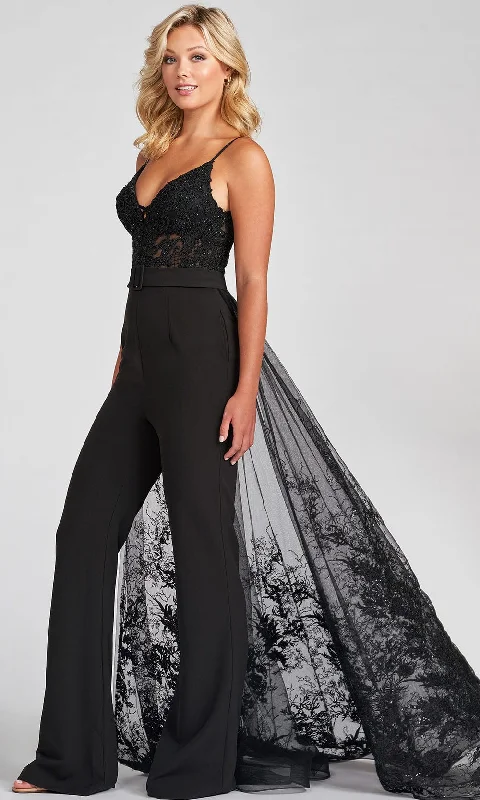 Modern Chic Ellie Wilde EW122024 - Detachable Train Jumpsuit Formal Dress