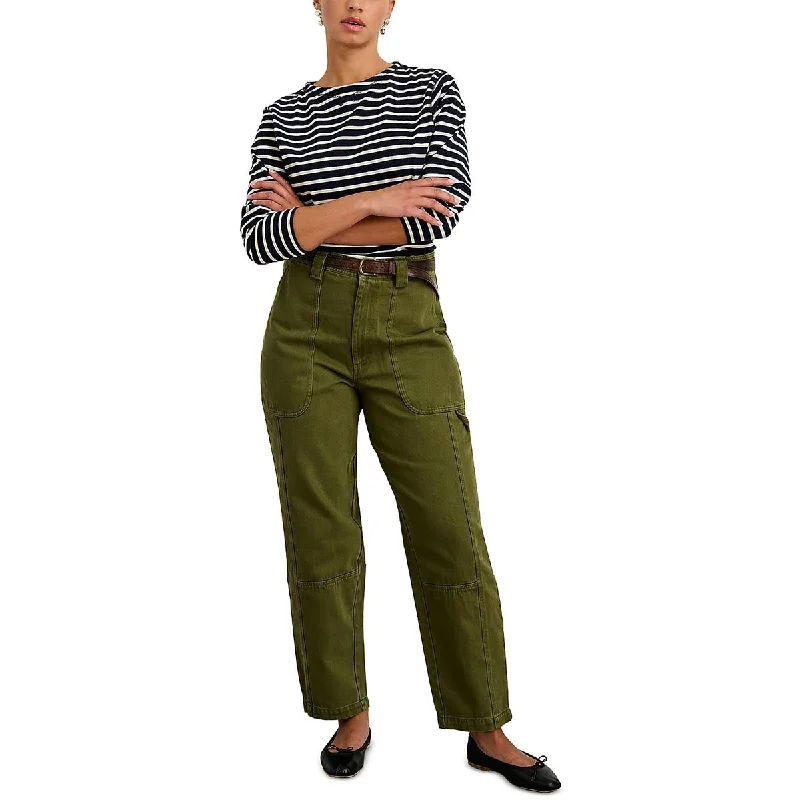 Comfortable Tops Alex Mill Womens Pheobe Straight Leg Utility Cargo Pants