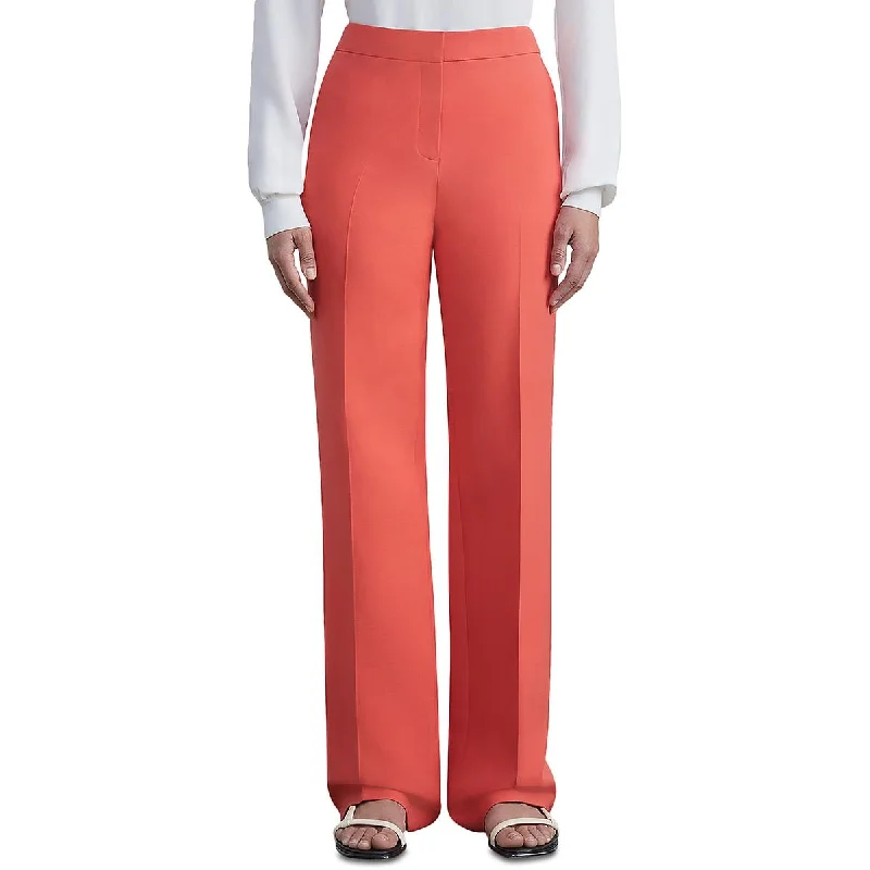 Light Comfort Lafayette 148 New York Womens High Waist Seamed Trouser Pants