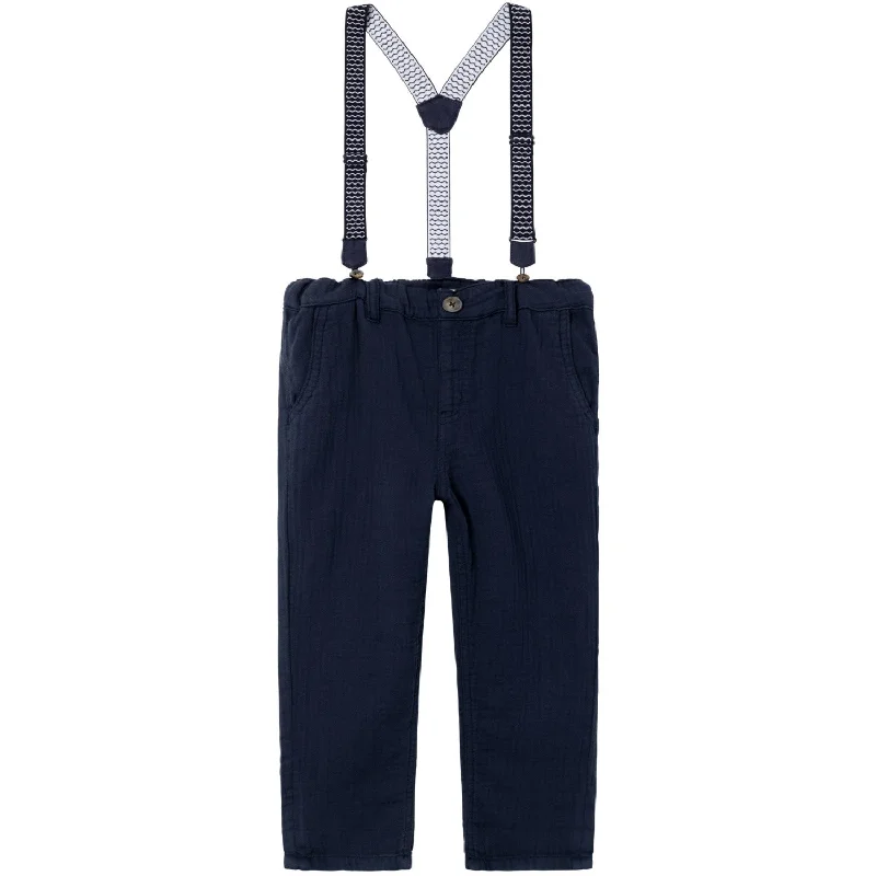 Easy Chic Wear Name It Dark Sapphire Ben Tapered Twill Pants