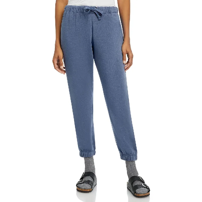 Elegant Casuals Vintage Havana Womens Fleece Comfy Jogger Pants