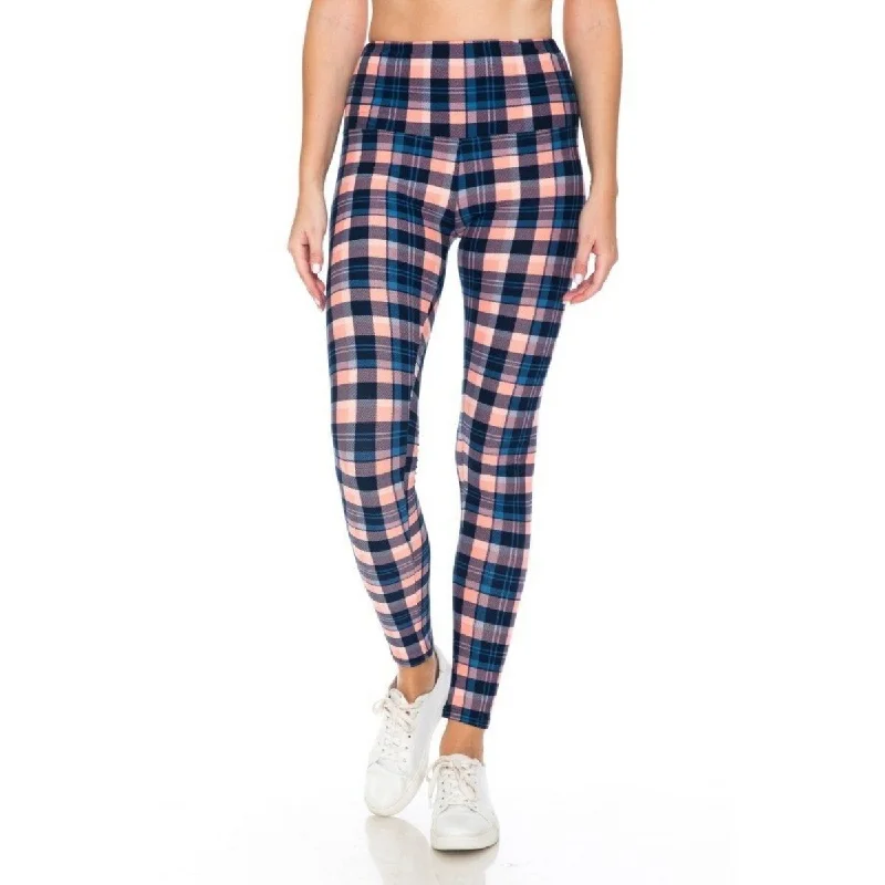 Relaxed Fits Yoga Style Banded Lined Tie-Dye Printed High Waist Knit Legging