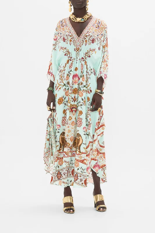 Weekend Comfort Wear GATHERED WAIST KAFTAN WEAVING WORLDS