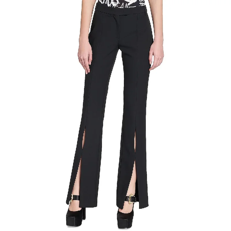 Soft Relaxation Wear Versace Jeans Couture Womens Woven Cut-Out Dress Pants