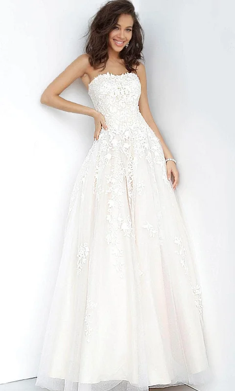 Easygoing Outfits Jovani 1831 - Applique Prom Dress