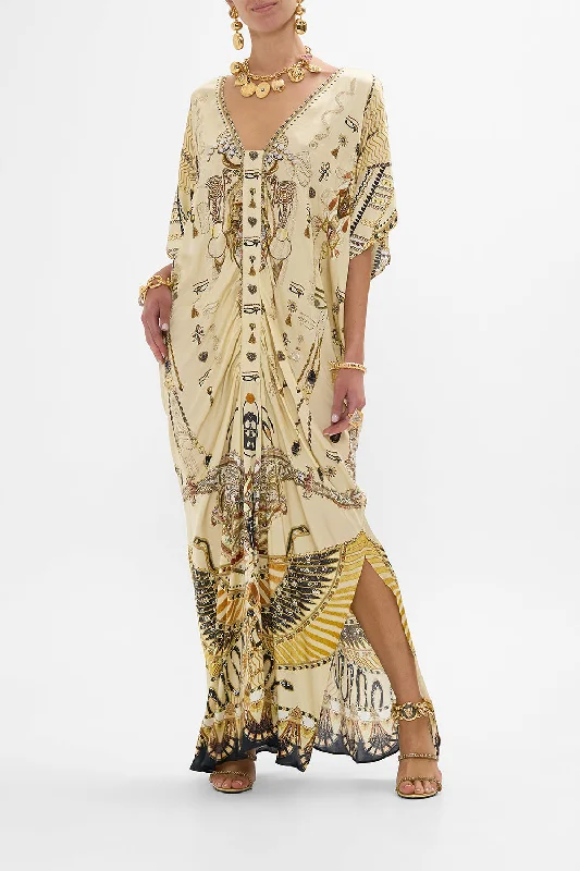 Soft Fabric Looks KAFTAN WITH FRONT TAB DETAIL GATEWAY TO THE AFTERLIFE