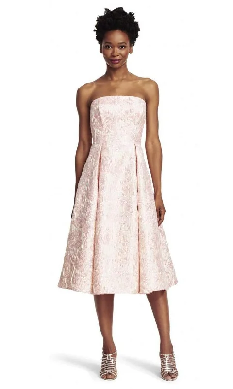 Versatile Outfits Adrianna Papell - Strapless Floral A-Line Dress 41911800