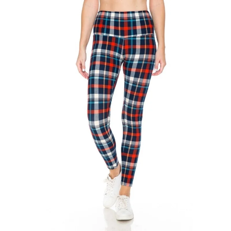 Cozy Essentials Wear 5-inch Long Yoga Style Banded Lined Tie Dye Printed Knit Legging