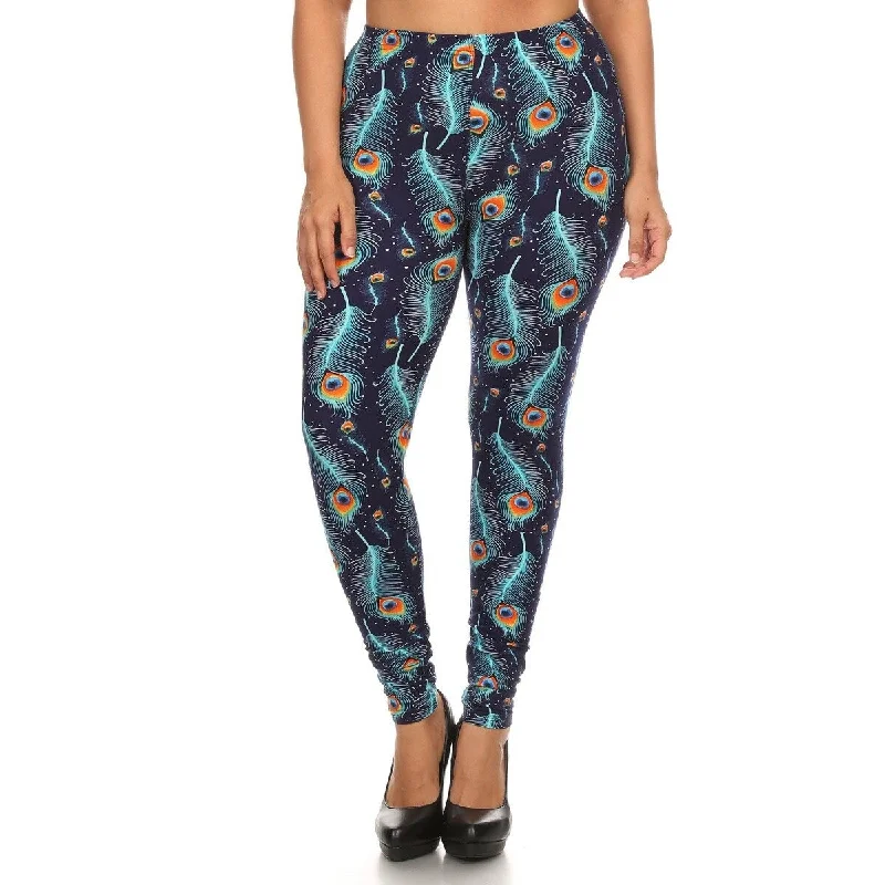 Warm Chic Outfits Full Length Leggings In A Slim Fitting Style With High Band Waist