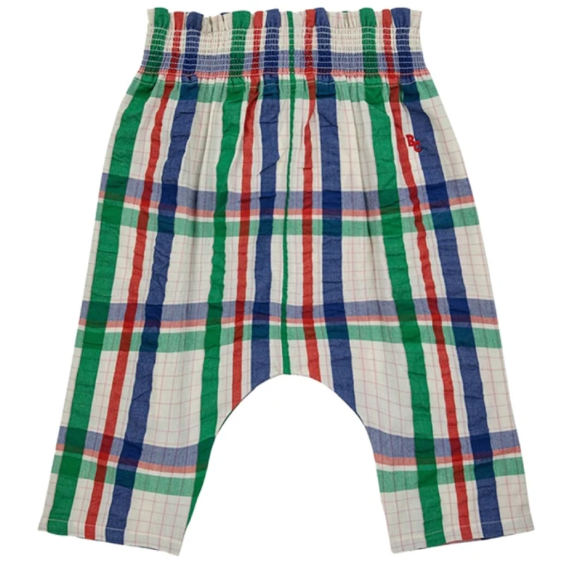 Urban Chic Bobo Choses Baby Madras Checks Woven Harem Baggy Pants Multicolor