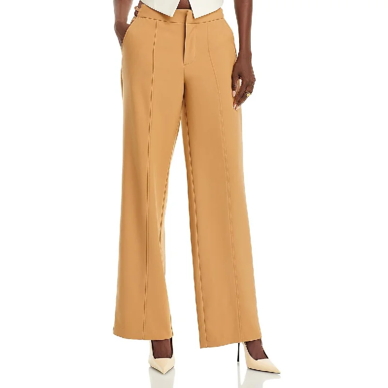 Sporty Wear Avec Les Filles Womens Pocket Ankle Wide Leg Pants