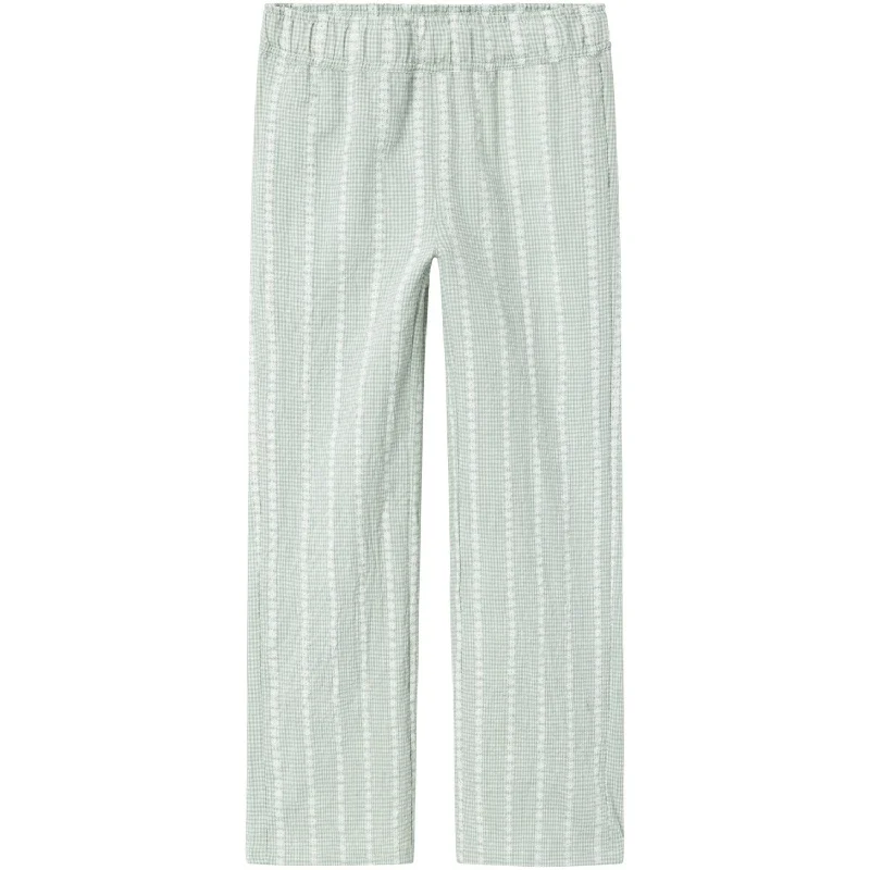 Trendy Comfort Wear Name It Silt Green Hicheck Wide Pants