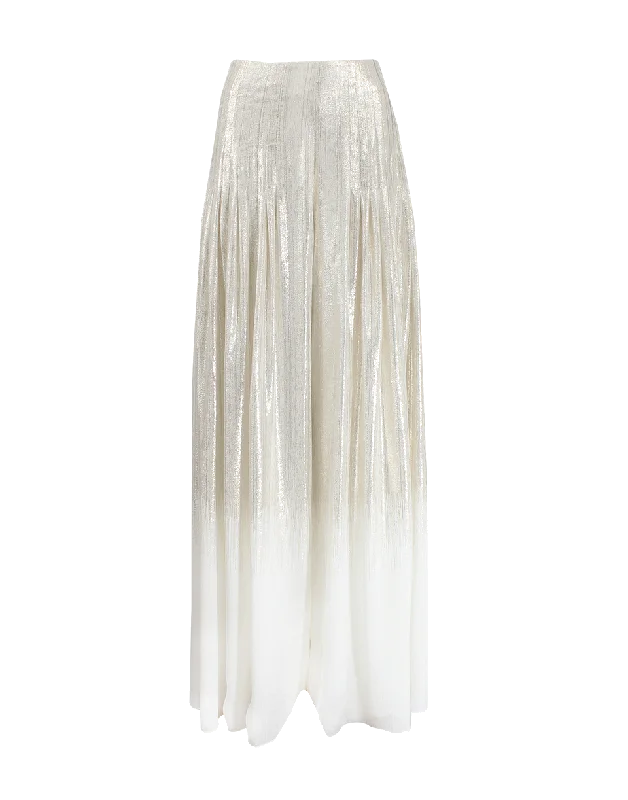Light Layers Wide Pleated Leg Pants