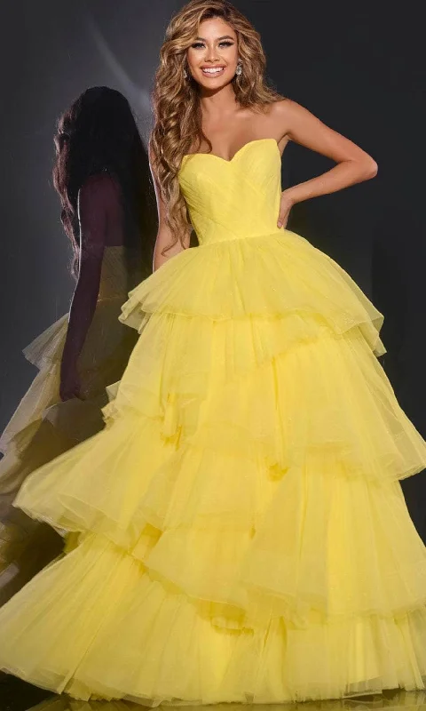 Comfy Chic Wear Jovani 40394 - Tiered Ballgown