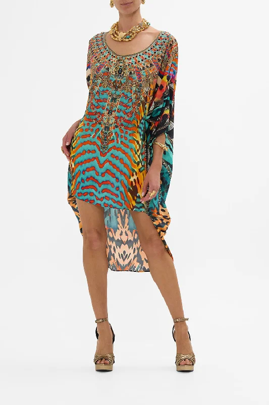 Soft Knitwear SCOOP BACK HEM DRESS DESERT VISIONS