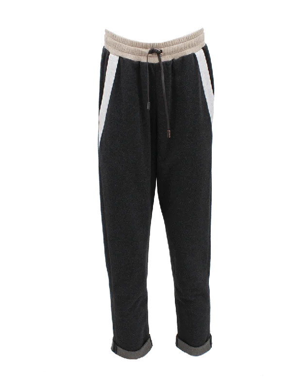 Soft Textures Color Block Sweat Pant