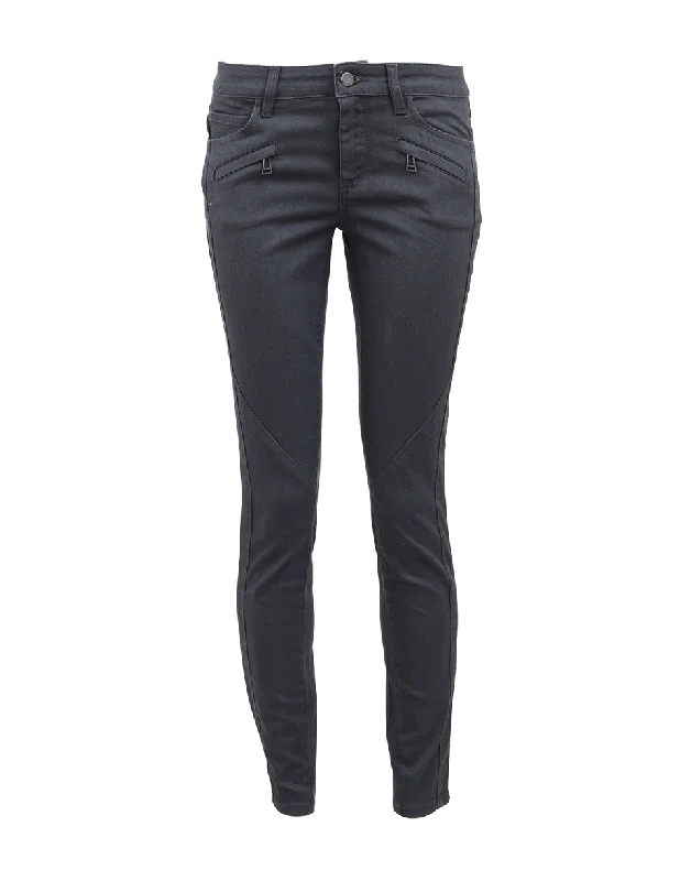 Smart Comfort Wear Amelie Coated Stretch Denim Pant