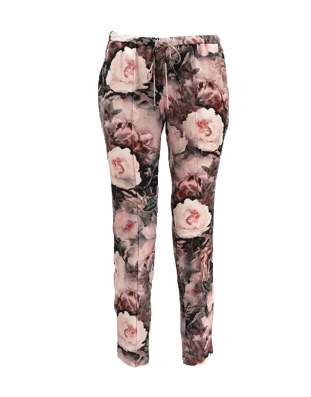 Cozy Apparel Floral Drawstring Track Pant