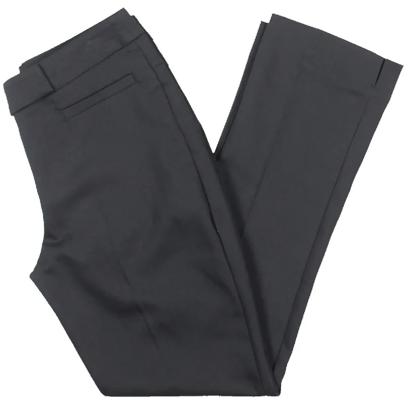 Relaxed Chic Hobbs Womens Tapered Leg Mid Rise Dress Pants