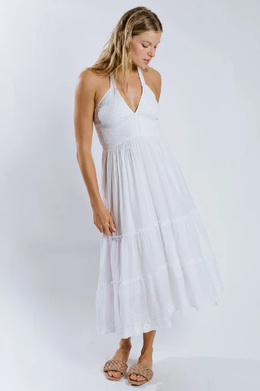 Cozy Fashion Trends Sashi Midi Halter Dress