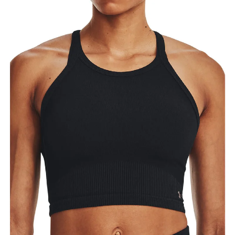Everyday Chic Under Armour Rush Seamless Womens Training Crop Top - Black