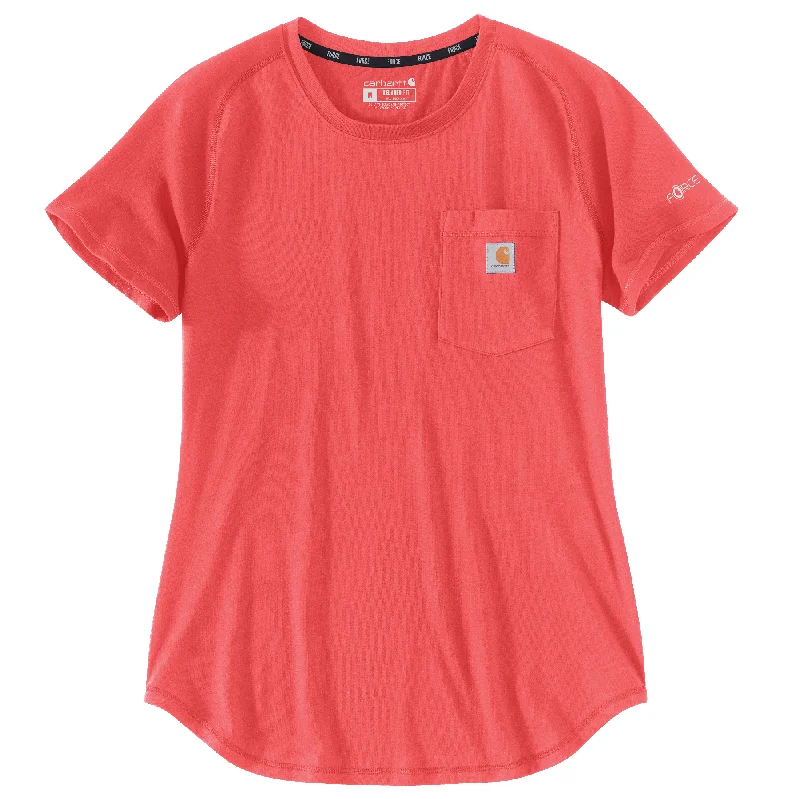 Comfortable Sweaters Women's Force Relaxd Fit Midweight Pocket T-shrt