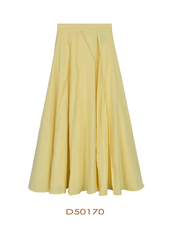 Everyday Chic D50170A-SKIRT-Yellow