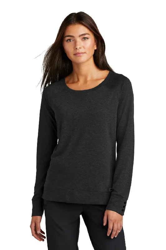 Comfortable Sweaters Ogio Womens Command Long Sleeve Scoop Neck T-Shirt - Blacktop