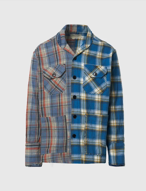 Versatile Casuals SHAWL COLLAR BOXY SHIRT