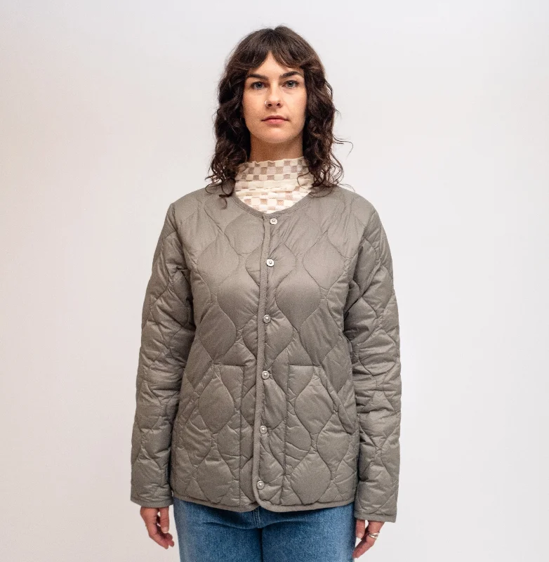 Warm Chic Outfits Sage Green Oversize Military Jacket