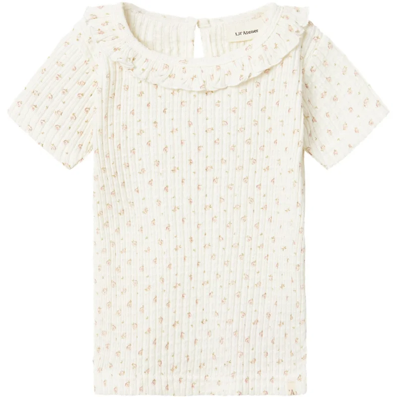 Simple Chic Lil'Atelier Coconut Milk Hulla Slim T-Shirt