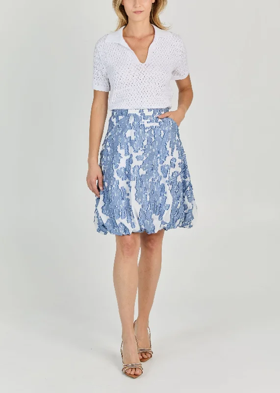 Simple Chic HAVANA FIL COUPE SKIRT