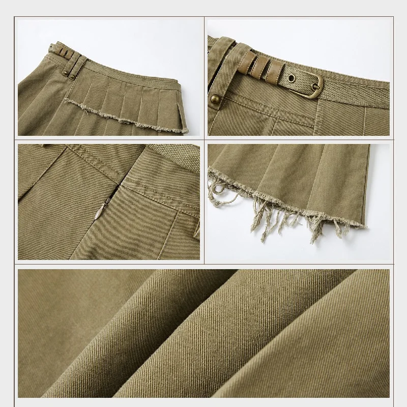 Cozy Street Style Women's Asymmetric Splicing Skirt