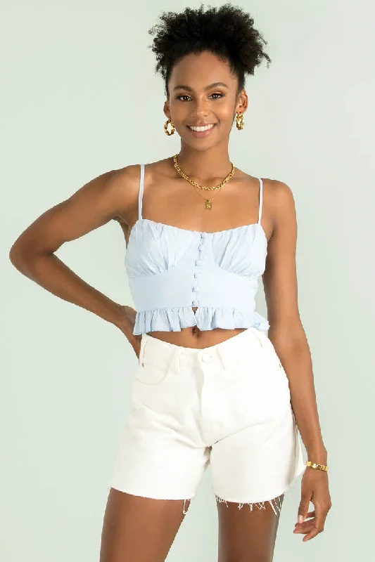 Effortless Outfits Lexi Top / Sky