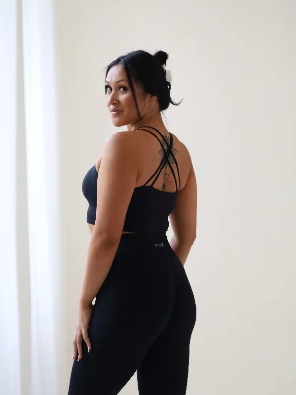 Versatile Outfits Core Crop Tank in Mavros