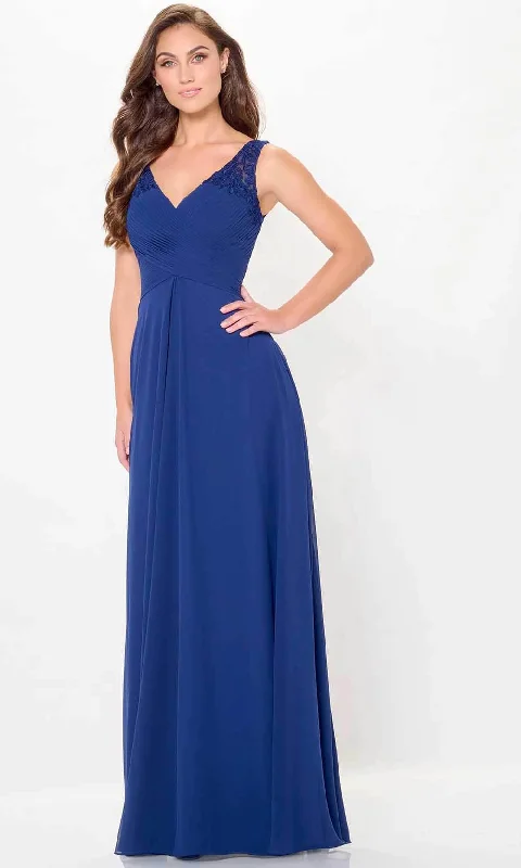 Casual Comfort Wear Cameron Blake CB3239 - Sleeveless Ruched Evening Dress