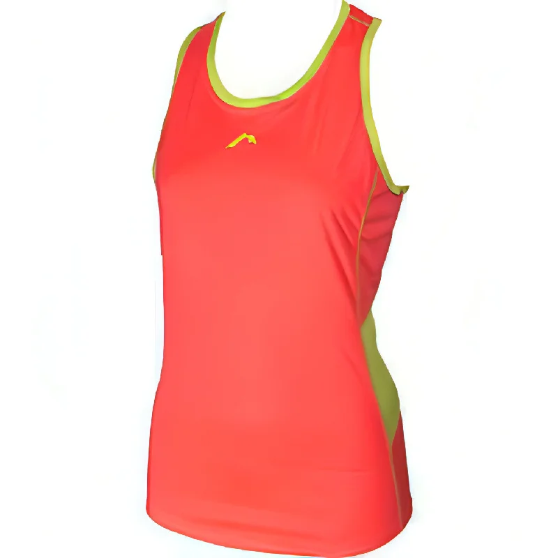 Breathable Style More Mile Racer Back Womens Running Vest - Pink