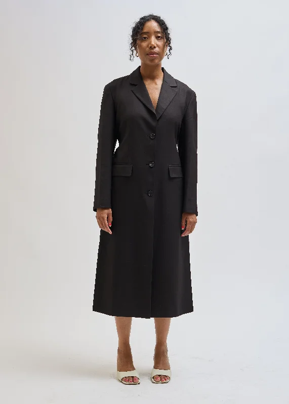 Cozy Essentials Black Ezra Coat