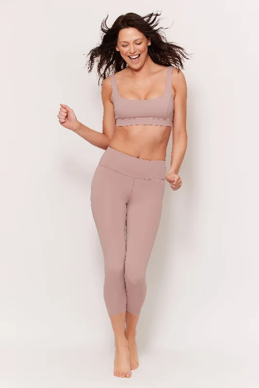 Relaxed Looks Desire - Crop Legging (Air fabric) Mauve