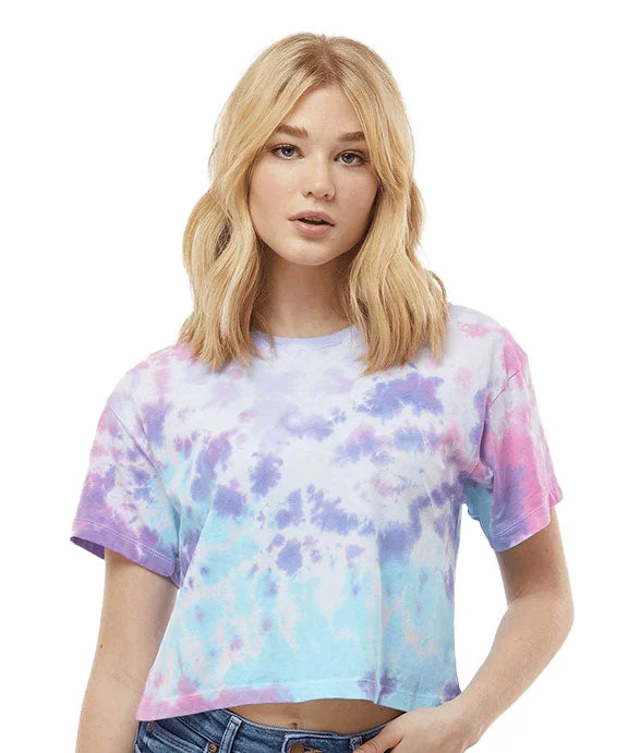Breathable Style 1050CD - Tie-Dye Ladies Cropped T-Shirt