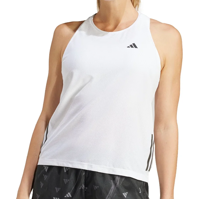 Comfortable Chic adidas Own The Run Womens Running Vest Tank Top - White
