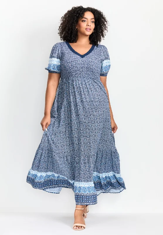 Cozy Chic Wear Eve Border Dress