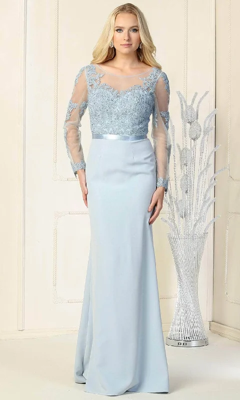 Modern Chic May Queen MQ1847 - Illusion Bateau Formal Gown
