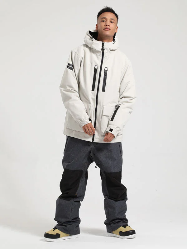 Chic Comfort Wear Men's Gsou Snow Winter Ranger Cargo Snow Jacket & Bibs Set
