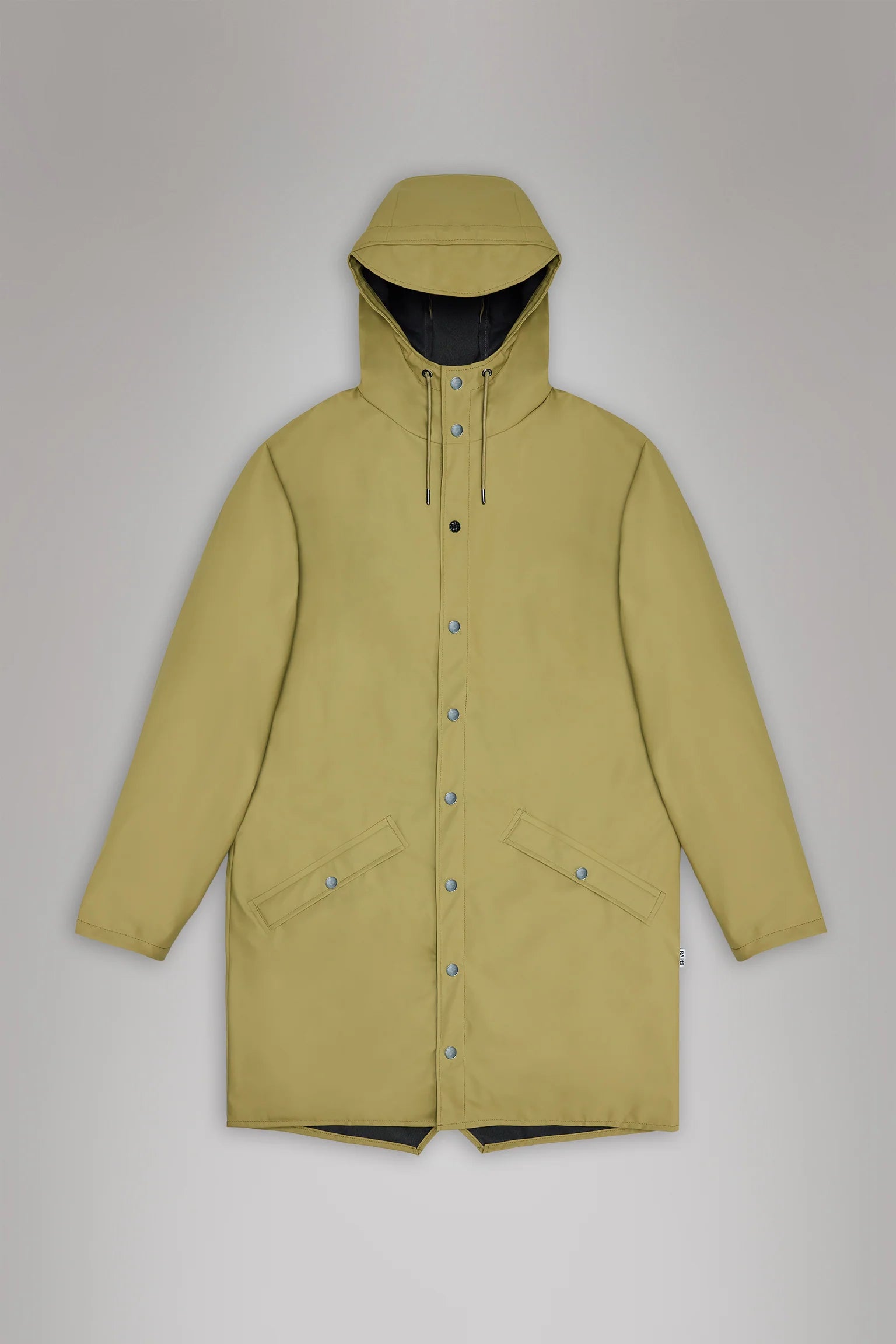 Relaxed Tops Khaki Long Jacket