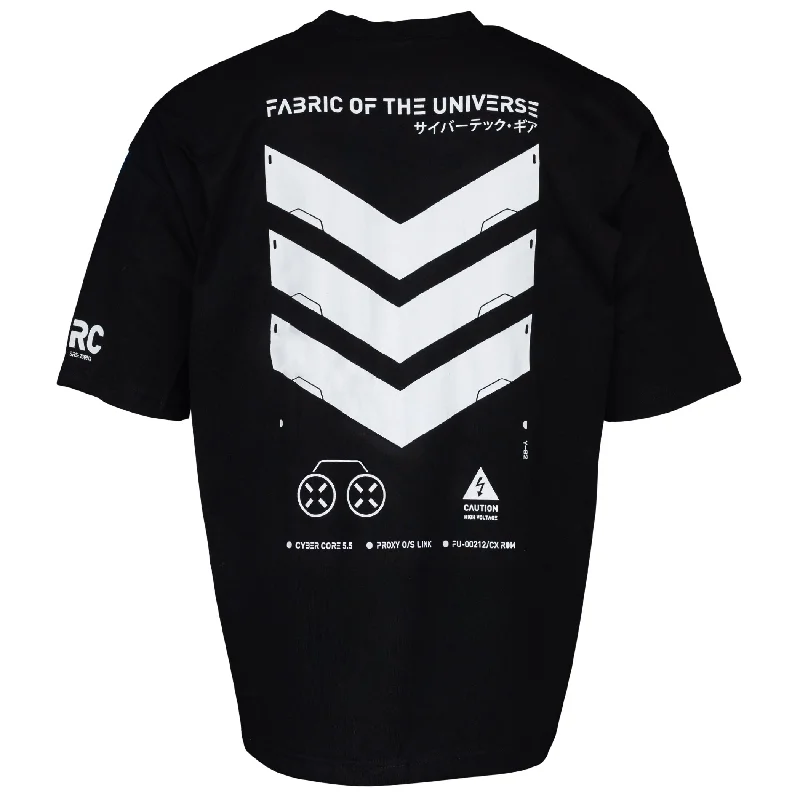 Modern Comfort Wear V3-3 Black Oversized Short Sleeve T