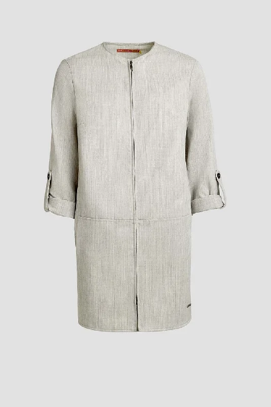 Light Layers Window Coat Lana & Baby Alpaca Color Grey