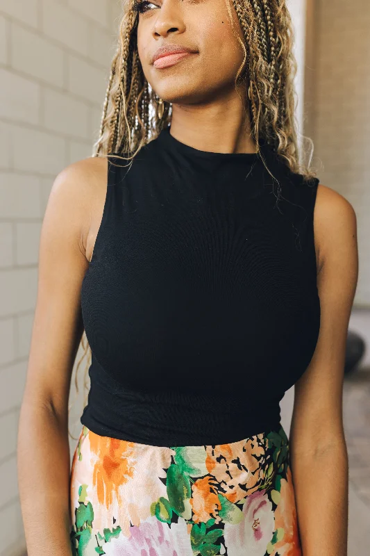 Soft Layers Emerie Black Tank