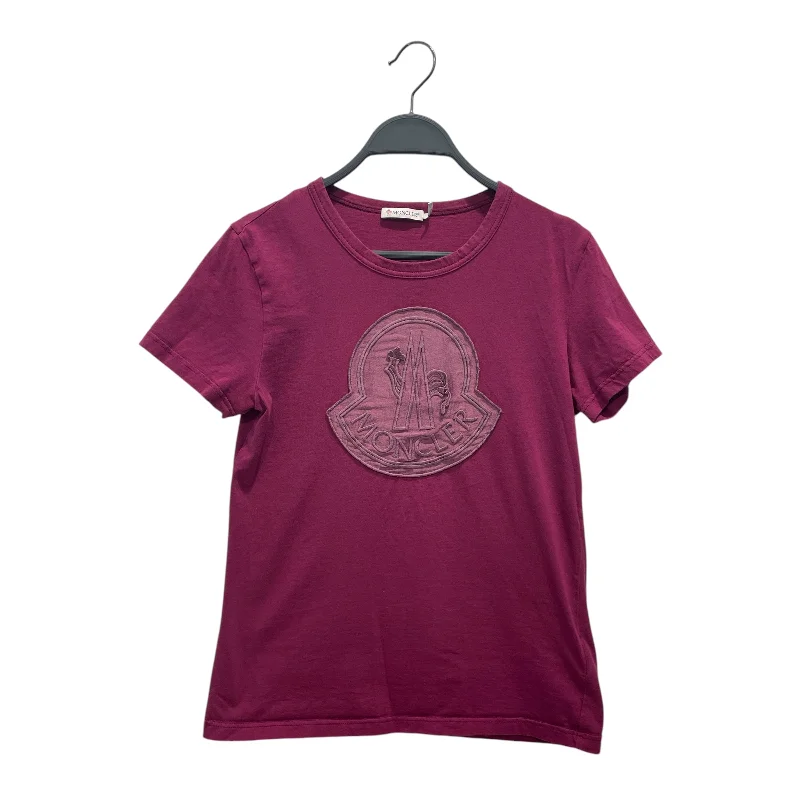 Versatile Outfits MONCLER/T-Shirt/S/Cotton/BRD/Big Logo Tee